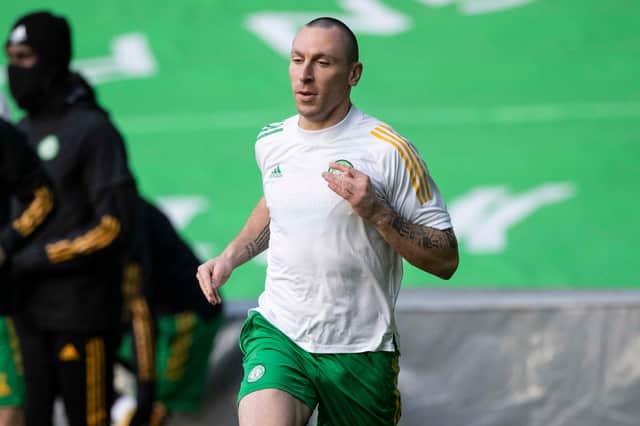 Scott Brown during a Celtic training session at Celtic Park on November 25, 2020, in Glasgow, Scotland. (Photo by Craig Williamson / SNS Group)