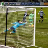 Celtic's Tom Rogic makes it 1-0 early on in the eventual 4-0 win away to St Mirren. (Photo by Rob Casey / SNS Group)