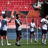 Rangers boss Giovanni van Bronckhorst will have selection decisions to make. (Photo by CRISTINA QUICLER/AFP via Getty Images)