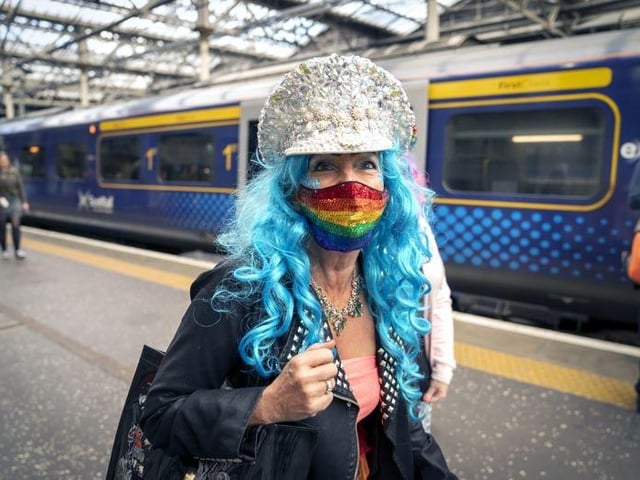 Happy Pride! Many made it through on the train services despite strikes.