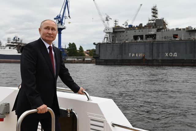 Russian President Vladimir Putin has ordered the modernisation of Russia's navy (Picture: AFP/Getty)