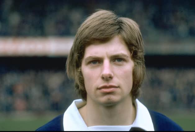 Willie Donachie before a Scotland Under-23 international in 1972. Back with the big team five years later is the win he treasures most.