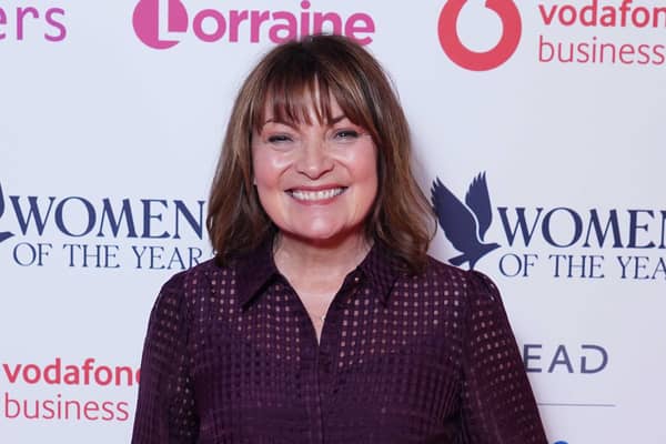 Lorraine Kelly attending the Women of the Year Awards at Royal Lancaster Hotel, London. PIC: Ian West/PA Wire