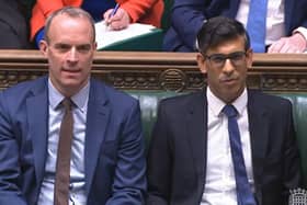 The former Deputy Prime Minister Dominic Raab was a close ally of the Prime Minister Rishi Sunak.