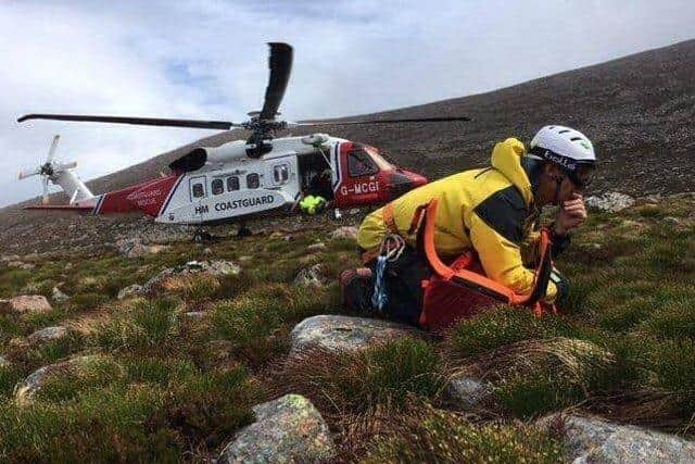 Rescue teams rely on back-up from the Coastguard and its fleet of helicopters