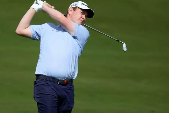 Bob Macintyre in action during the first round of the BMW PGA Championship at Wentworth. Picture: Andrew Redington/Getty Images.