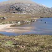 People were gathering at a crannog on Loch na Claise in Assynt around 2,500 years earlier than previously thought. PIC: Chris Wimbush/geograph.org