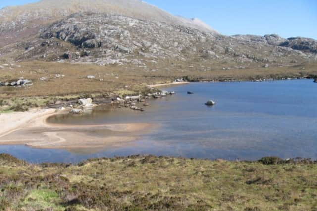 People were gathering at a crannog on Loch na Claise in Assynt around 2,500 years earlier than previously thought. PIC: Chris Wimbush/geograph.org