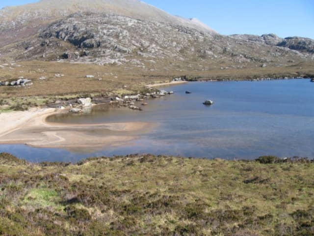 People were gathering at a crannog on Loch na Claise in Assynt around 2,500 years earlier than previously thought. PIC: Chris Wimbush/geograph.org
