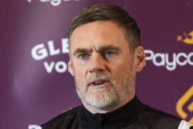 Motherwell manager Graham Alexander was frustrated over the time taken to move his side's match against Rangers from Sunday to Saturday. (Photo by Ewan Bootman / SNS Group)
