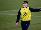 Cameron Redpath trains with Scotland at Oriam in Edinburgh. Picture: Craig Williamson/SNS