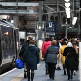 Trains delayed leaving and arriving at Edinburgh Waverley picture: JPI Media