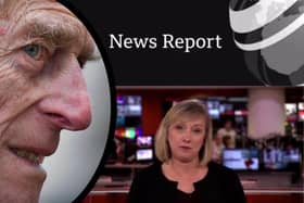 A video clip has emerged of the moment BBC One interrupted its scheduled programming to break the news that the Duke of Edinburgh had died.