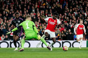 Bukayo Saka and Arsenal believed they should have been given a late penalty against Bayern Munich.