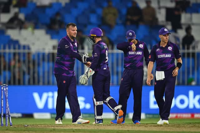 Scotland qualified for the second phase of the T20 World Cup for the first time.