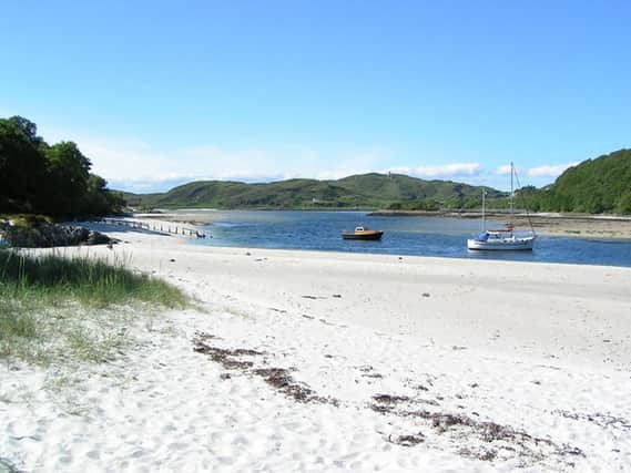 The beauty of Silver Sands of Morar is being spoiled by dirty campers and irresponsible tourists with calls for an emergency plan to deal with rising visitor numbers. PIC: Norrie Adamson/geograph.org.