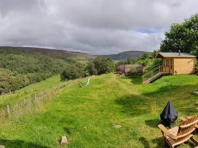 Offering four unique wooden glamping pods and an off-grid Shepherd's Hut surrounded by open farmland and birch woodlands, Howe of Torbeg is located in in the heart of Royal Deeside five miles from the picturesque village of Ballater.