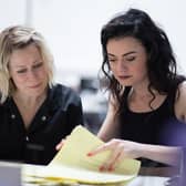 Director Cora Bissett and writer-performer Charlene Boyd have created the Fringe show June Carter Cash: The Woman, Her Music and Me. Picture: Jess Hardwick