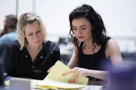 Director Cora Bissett and writer-performer Charlene Boyd have created the Fringe show June Carter Cash: The Woman, Her Music and Me. Picture: Jess Hardwick