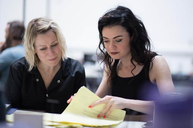 Director Cora Bissett and writer-performer Charlene Boyd have created the Fringe show June Carter Cash: The Woman, Her Music and Me. Picture: Jess Hardwick
