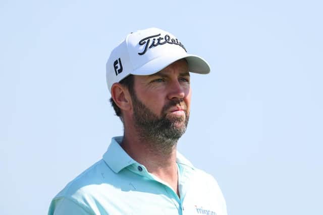 Scott Jamieson looks on from the fifth hole during day two of the Abu Dhabi HSBC Championship at Yas Links. Picture: Andrew Redington/Getty Images.