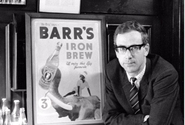 The name Irn Bru was originally supposed to be Iron Brew, but was changed in 1946 due to proposed branding laws, These forced Barr's to alter the name with the stipulation that brand names should be ‘literally true’, as the soft drink is not actually brewed. The new 'Irn-Bru' trademark was first registered on Thursday 18 July 1946.