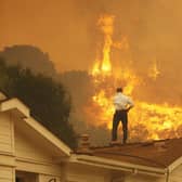 Wildfires are becoming an increasing threat in many parts of the world as the atmosphere heats up (Picture: David McNew/Getty Images)