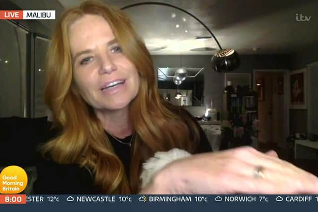 Patsy Palmer cut her interview on GMB short (ITV)