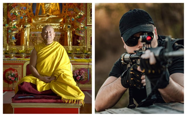Lama Yeshe Rinpoche of the Kagyu Samye Ling Tibetan Monastery and Buddhist Centre for World Peace at Eskdalemuir, Dumfries and Galloway, is leading objections to a long-distance shooting range which has set up nearby and which is set to be used by US Air Force special forces for training. PIC: Getty.