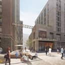 A CGI showing The Student Hotel at Candleriggs Square, Glasgow.