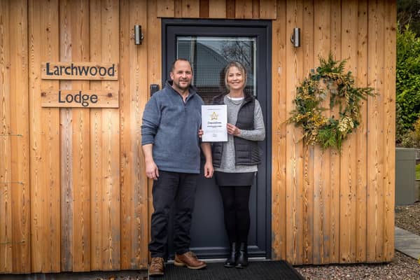 Kevin Marr and Marion McDonald have been recognised in a new awards scheme by Sykes Holiday Cottages.
