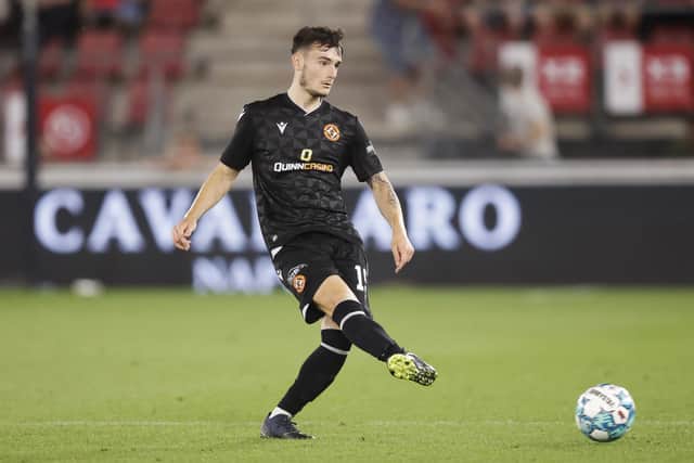 Dundee United midfielder Dylan Levitt has recovered from injury.