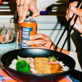 Fair fa’ your sushi rolls: Irn-Bru team up with YO! to offer haggis sushi to re-imagine Burns.