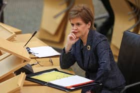 Nicola Sturgeon says she is ‘deeply disappointed’ by the decision from North Lanarkshire Council to defund Women’s Aid services.