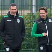 Hibs manager Jack Ross knows that a fit-again Scott Allan would bolster his squad and is happy to see the player making progress. Photo by Craig Foy/SNS Group