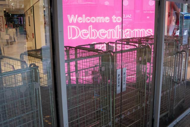The high street has seen a string of high-profile failures including department store chain Debenhams.