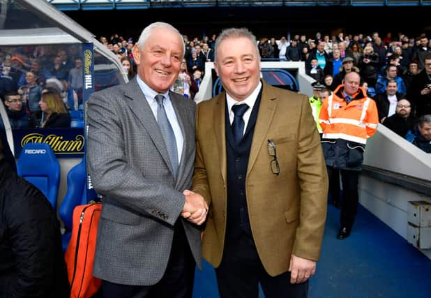 Rangers legends Walter Smith (left) and Ally McCoist.