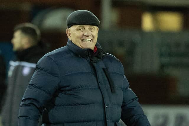 Dick Campbell has guided Arbroath to the top of the Championship.