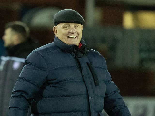 Dick Campbell has guided Arbroath to the top of the Championship.