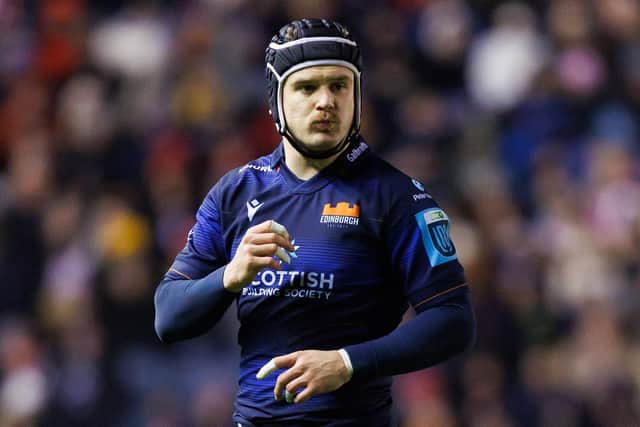 Edinburgh's Darcy Graham has emerged as a doubt for Scotland's Six Nations campaign, which gets underway in Wales on February 3. (Photo by Ross Parker / SNS Group)