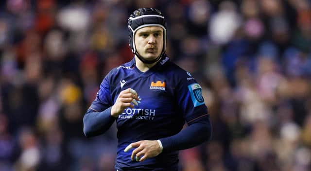 Edinburgh's Darcy Graham has emerged as a doubt for Scotland's Six Nations campaign, which gets underway in Wales on February 3. (Photo by Ross Parker / SNS Group)