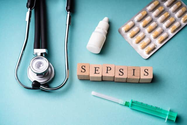 Sepsis spelt out Pic: Adobe