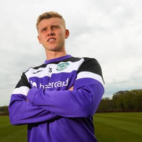 Hibs full-back Josh Doig.