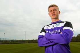 Hibs full-back Josh Doig.