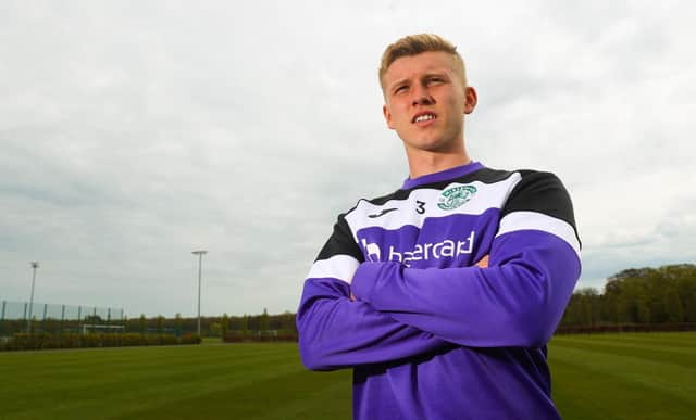 Hibs full-back Josh Doig.