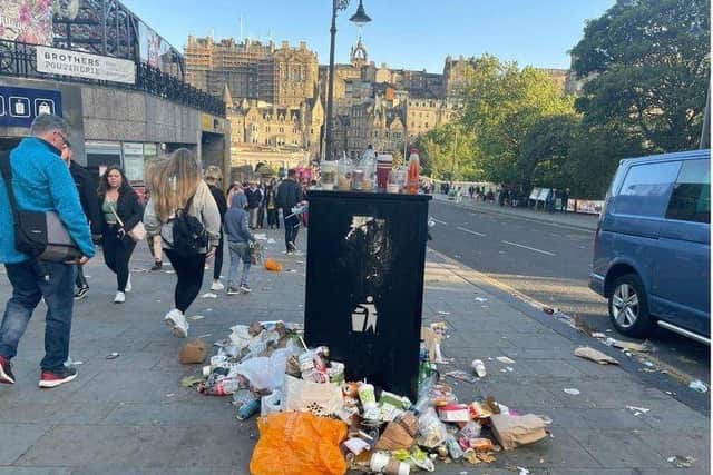 Talks aimed at ending a council worker strike that has seen rubbish pile up in Scottish streets are continuing amid warnings over the impact on public health.