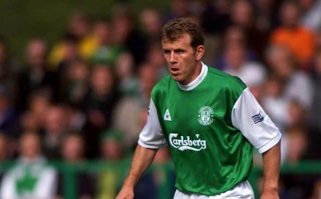 Franck Sauzee in action for Hibs