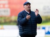 Arbroath manager Dick Campbell is relishing his side's top of the table clash against Kilmarnock on Friday night.  (Photo by Ross MacDonald / SNS Group)