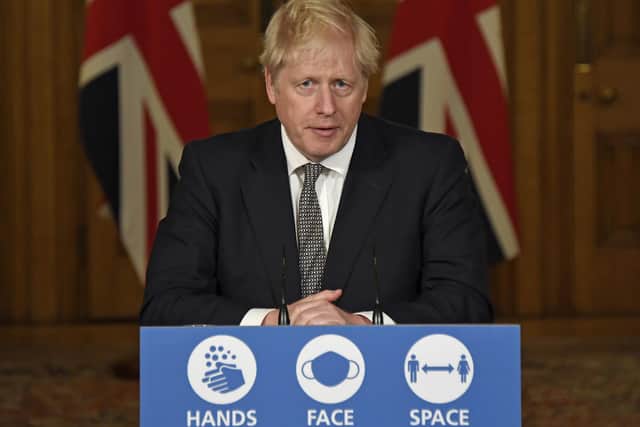 Boris Johnson broke his own Covid lockdown rules, then lied about it (Picture: Alberto Pezzali/pool/Getty Images)