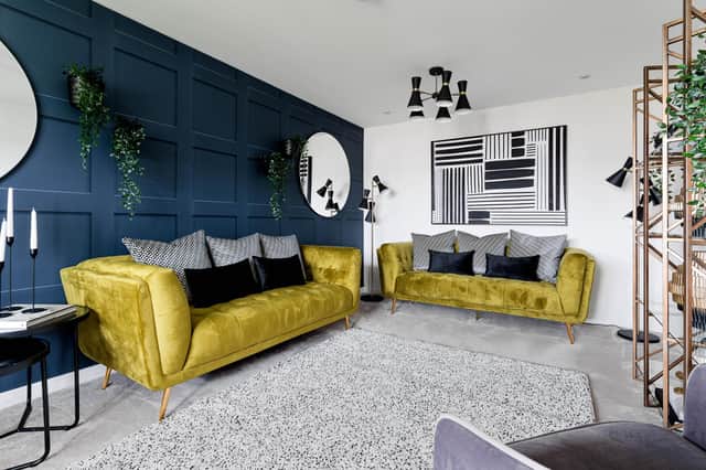 The lounge in the Fraser model